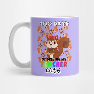 100 Days Of Driving Teacher Nuts Mug